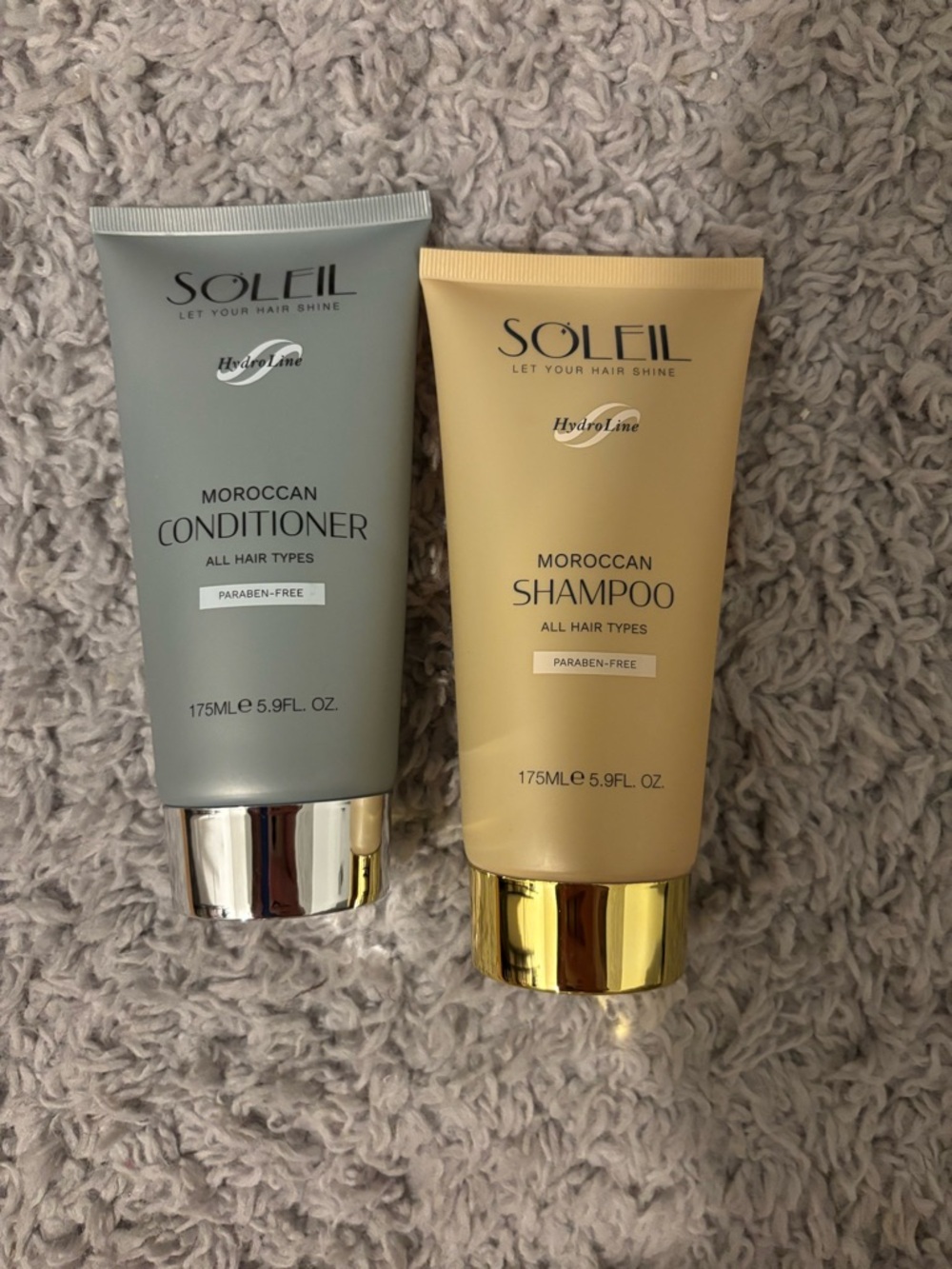 Soleil Moroccan Shampoo - Yellow Tube for All Hair Types